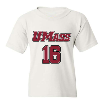 UMass - NCAA Men's Lacrosse : Caelin Lewis - Youth T-Shirt Replica Shersey