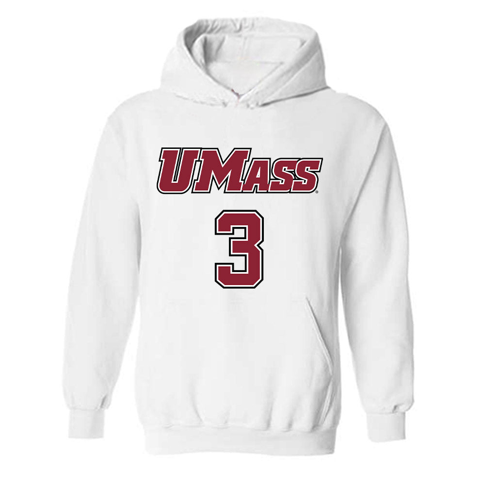 UMass - NCAA Men's Lacrosse : Gavin Begonia - Sports Shersey Hooded Sweatshirt-0