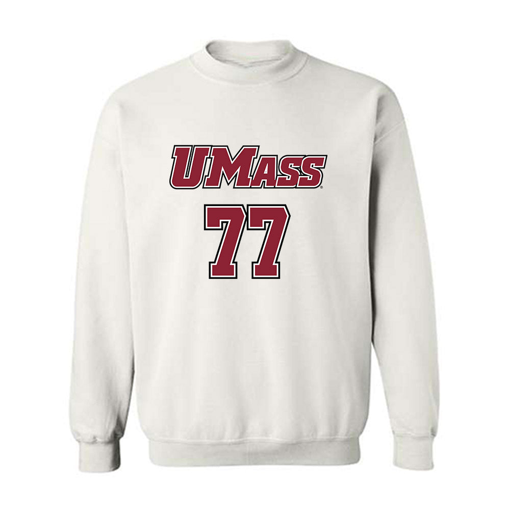 UMass - NCAA Men's Lacrosse : Jimmy Elliott - Sports Shersey Crewneck Sweatshirt-0