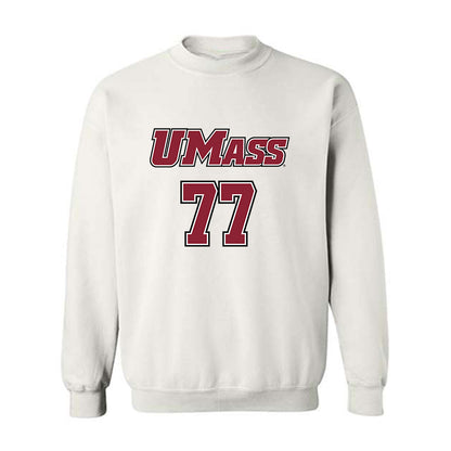 UMass - NCAA Men's Lacrosse : Jimmy Elliott - Sports Shersey Crewneck Sweatshirt-0