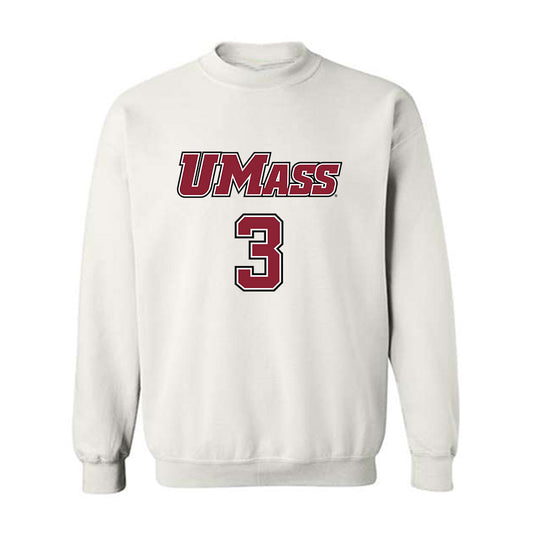 UMass - NCAA Men's Lacrosse : Gavin Begonia - Sports Shersey Crewneck Sweatshirt-0