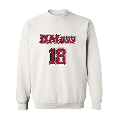UMass - NCAA Men's Lacrosse : Cam Chambers - Sports Shersey Crewneck Sweatshirt-0