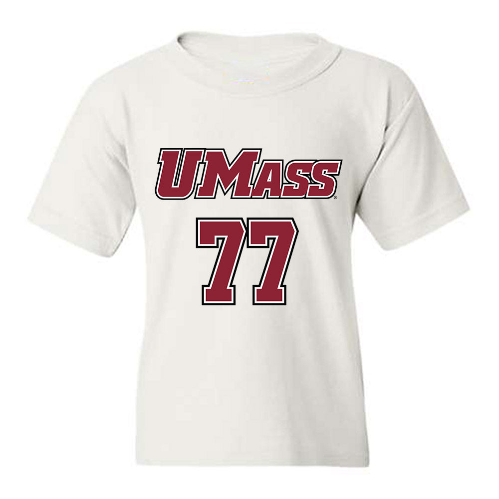 UMass - NCAA Men's Lacrosse : Jimmy Elliott - Sports Shersey Youth T-Shirt-0