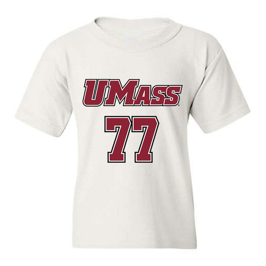 UMass - NCAA Men's Lacrosse : Jimmy Elliott - Sports Shersey Youth T-Shirt-0