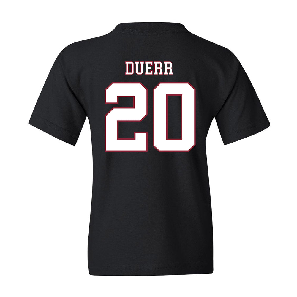 UMass - NCAA Men's Ice Hockey : James Duerr - Sports Shersey Youth T-Shirt