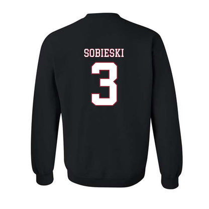 UMass - NCAA Men's Ice Hockey : Kazimier Sobieski - Sports Shersey Crewneck Sweatshirt-1