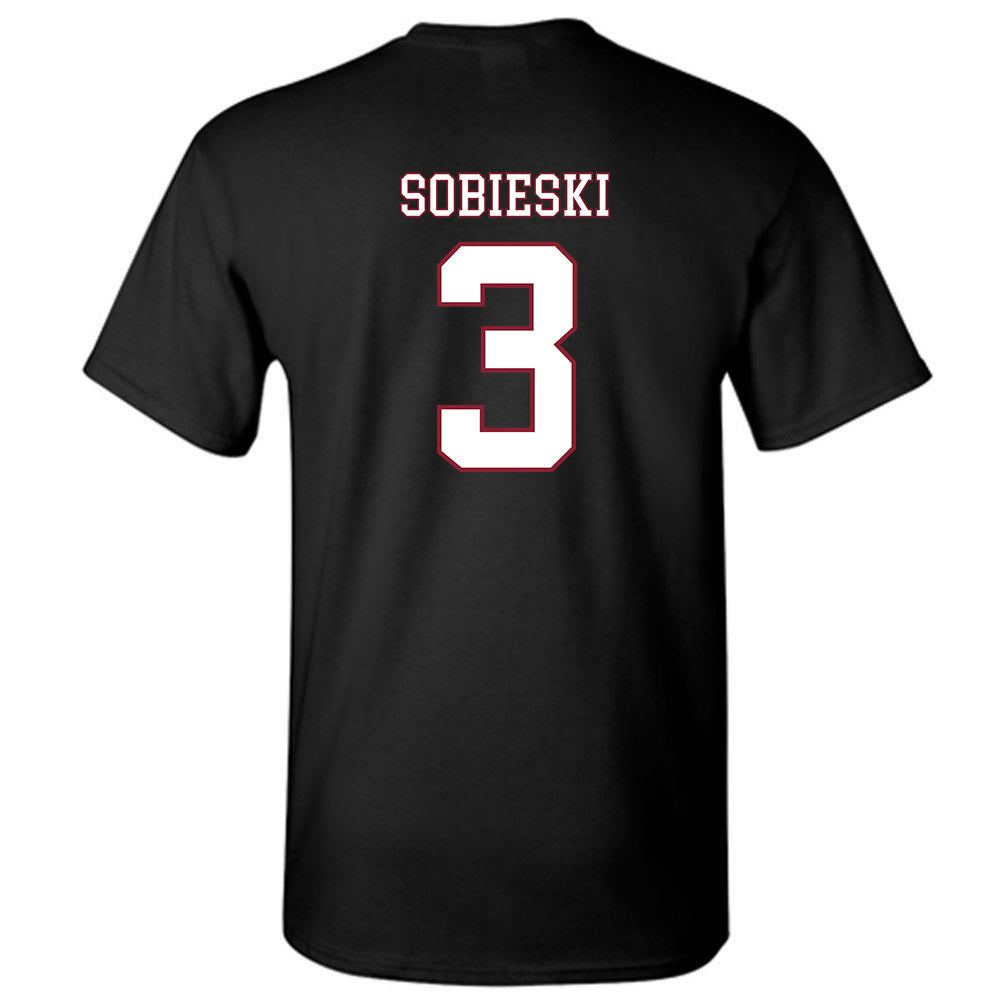 UMass - NCAA Men's Ice Hockey : Kazimier Sobieski - Sports Shersey T-Shirt-1