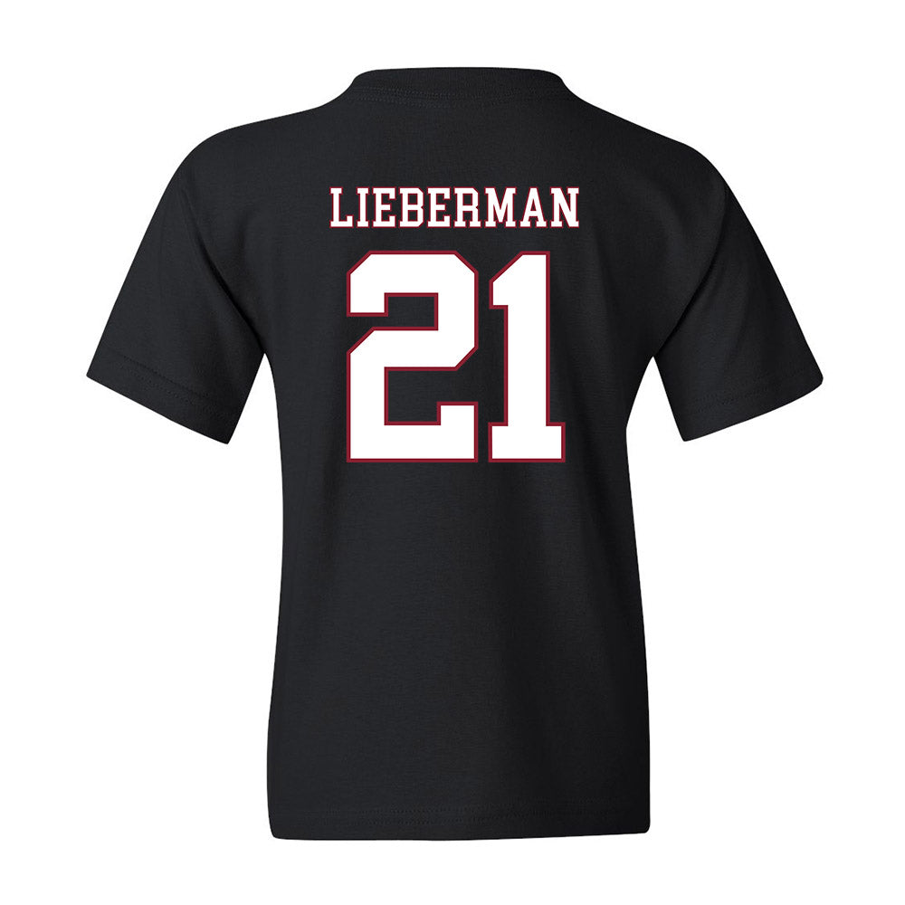 UMass - NCAA Men's Ice Hockey : Charlie Lieberman - Sports Shersey Youth T-Shirt