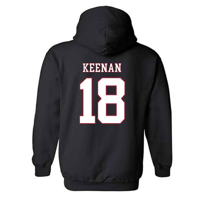 UMass - NCAA Men's Ice Hockey : Lawrence Keenan - Sports Shersey Hooded Sweatshirt