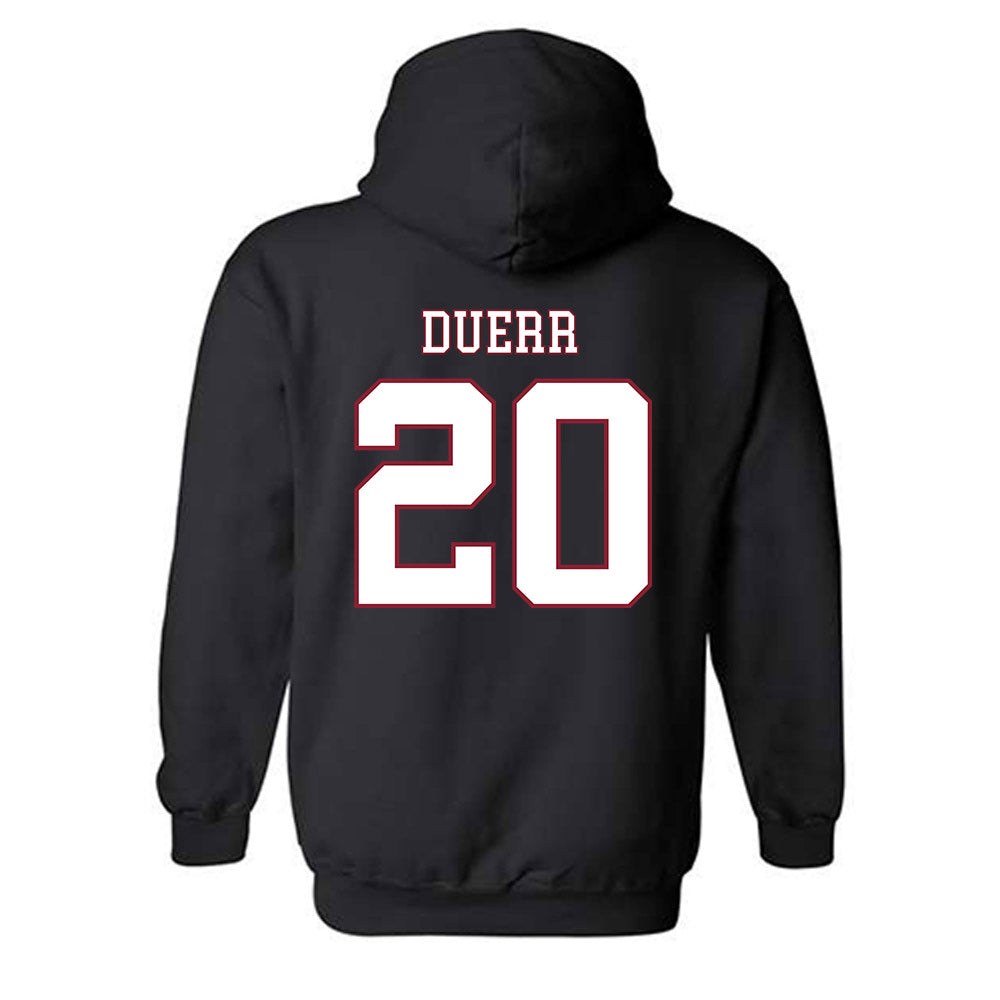 UMass - NCAA Men's Ice Hockey : James Duerr - Sports Shersey Hooded Sweatshirt