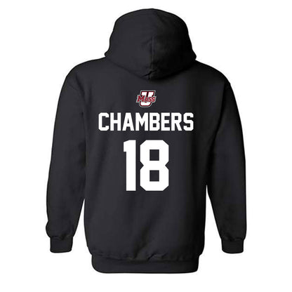 UMass - NCAA Men's Lacrosse : Cam Chambers - Classic Shersey Hooded Sweatshirt-1
