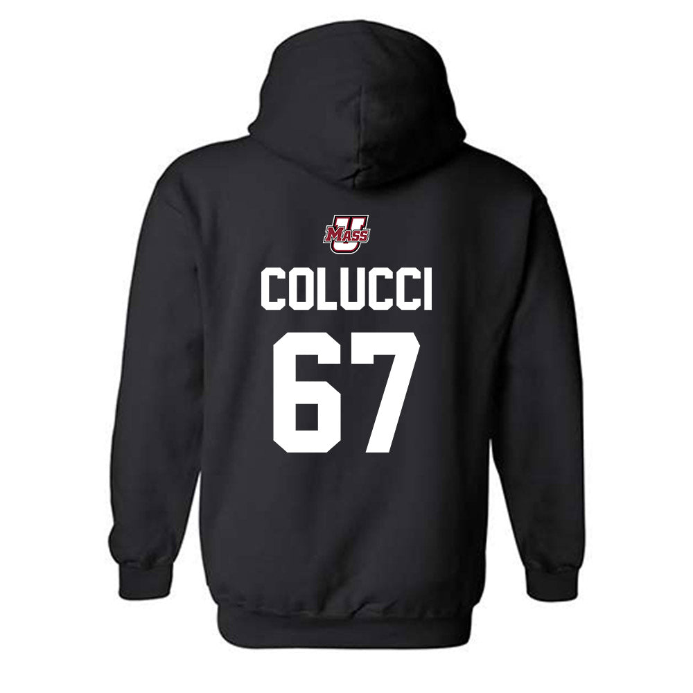 UMass - NCAA Softball : grace colucci - Hooded Sweatshirt