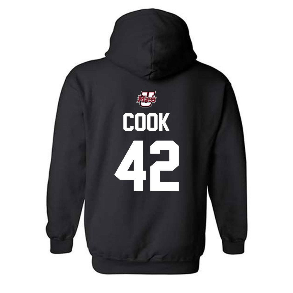 UMass - NCAA Men's Lacrosse : Chance Cook - Classic Shersey Hooded Sweatshirt-1