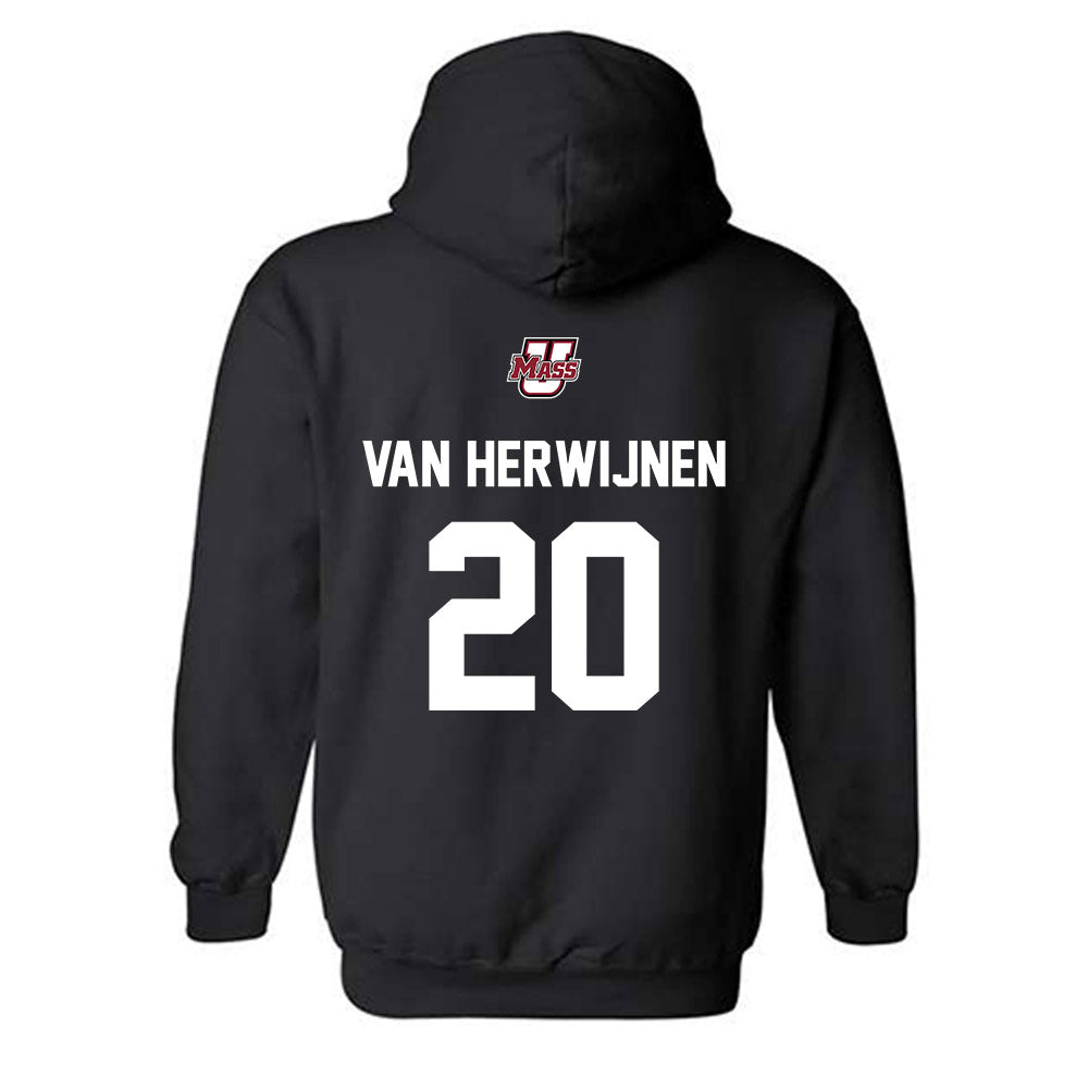 UMass - NCAA Women's Field Hockey : Myrte van Herwijnen - Classic Shersey Hooded Sweatshirt-1