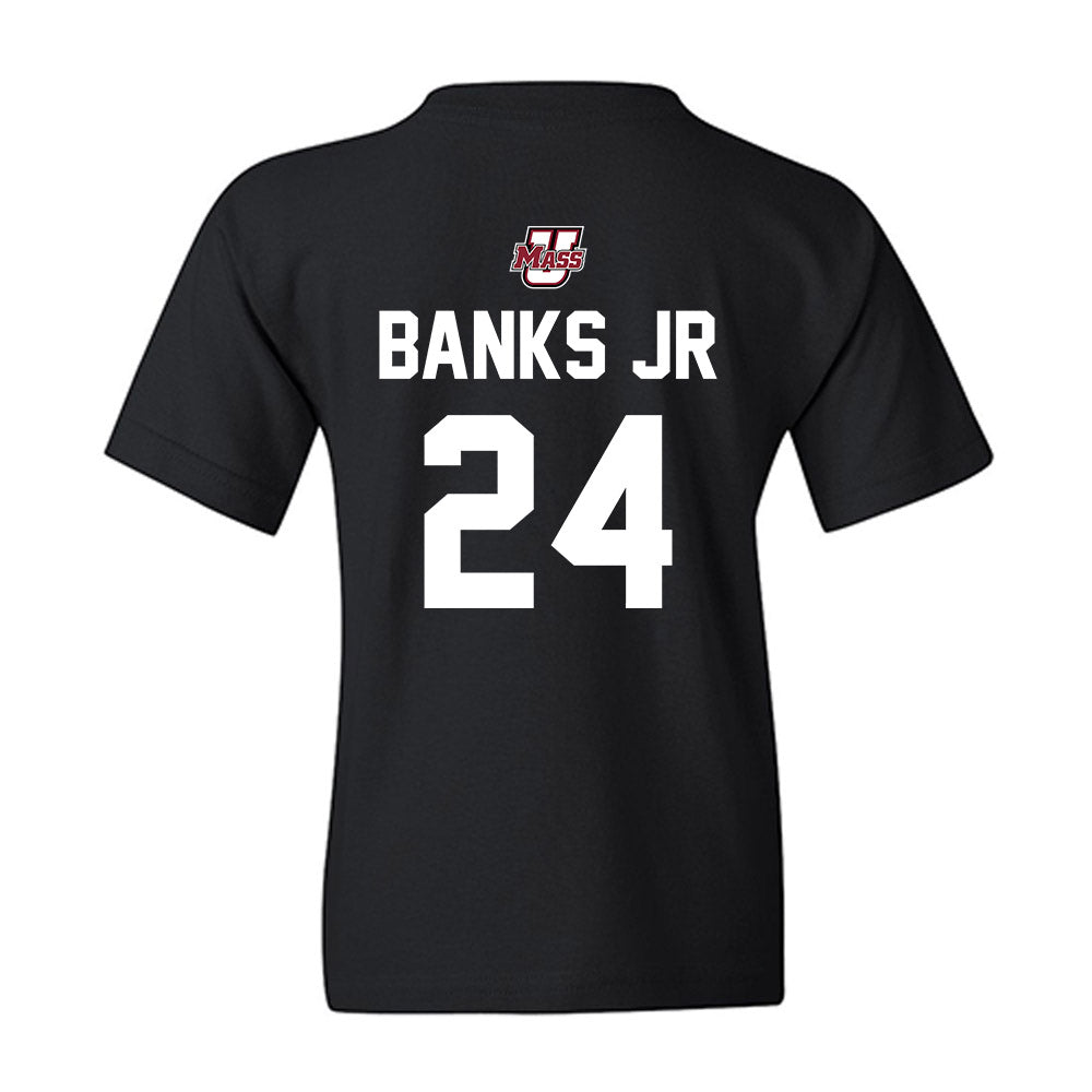 UMass - NCAA Men's Basketball : Marcus Banks Jr - Classic Shersey Youth T-Shirt-1