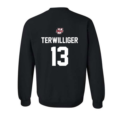 UMass - NCAA Baseball : Dylan Terwilliger - Classic Shersey Crewneck Sweatshirt-1