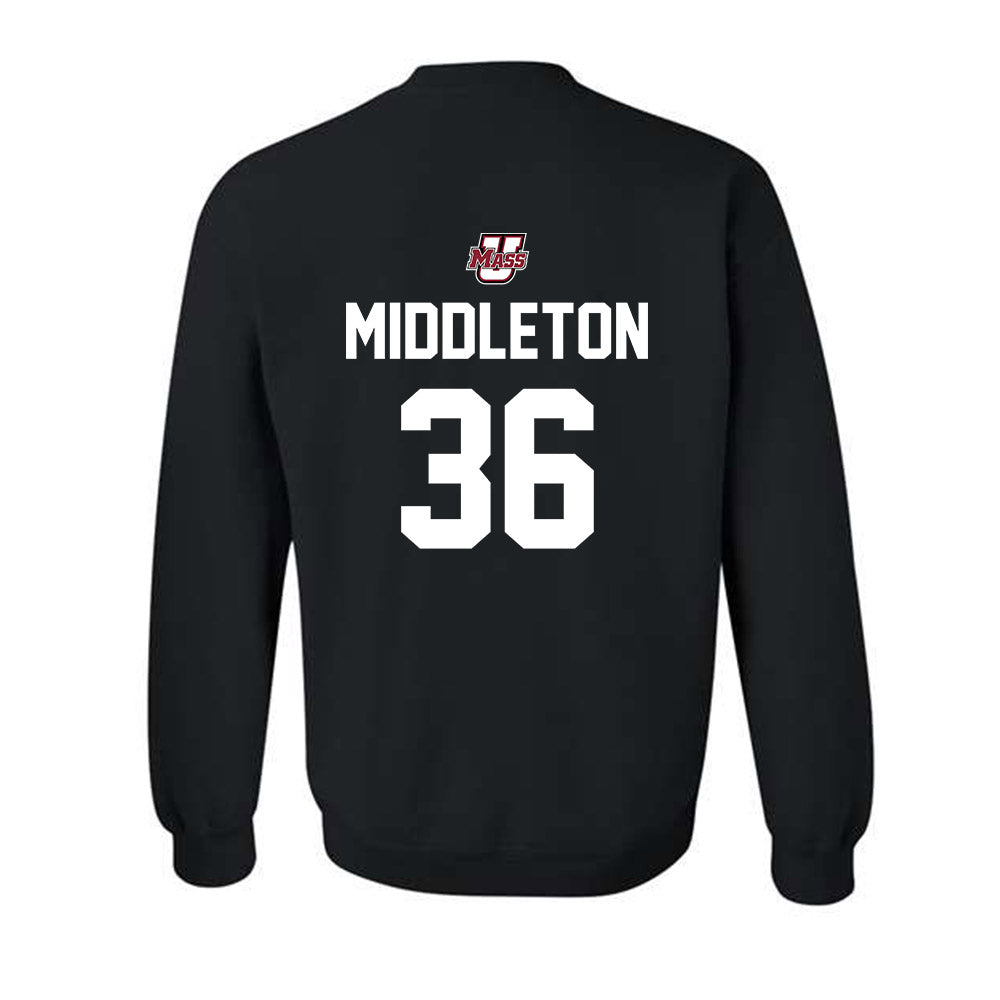 UMass - NCAA Baseball : Andrew Middleton - Crewneck Sweatshirt