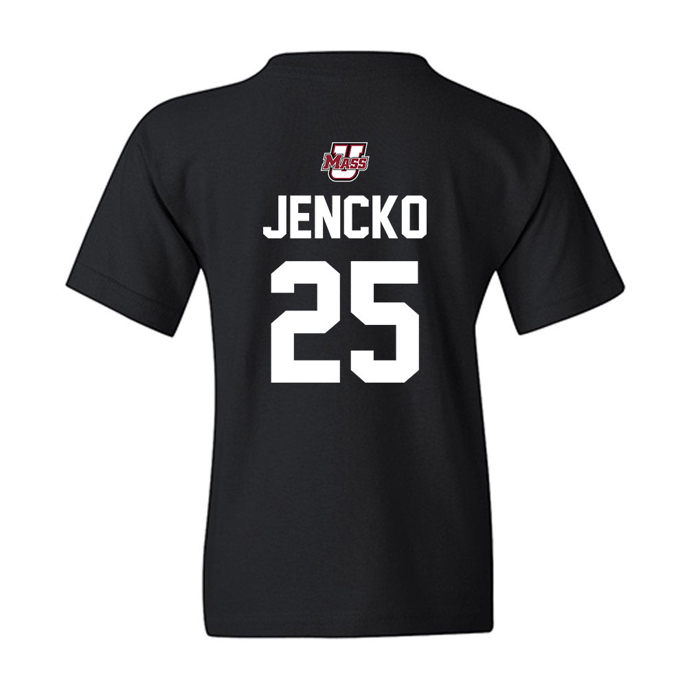 UMass - NCAA Men's Ice Hockey : Daniel Jencko - Classic Shersey Youth T-Shirt-1