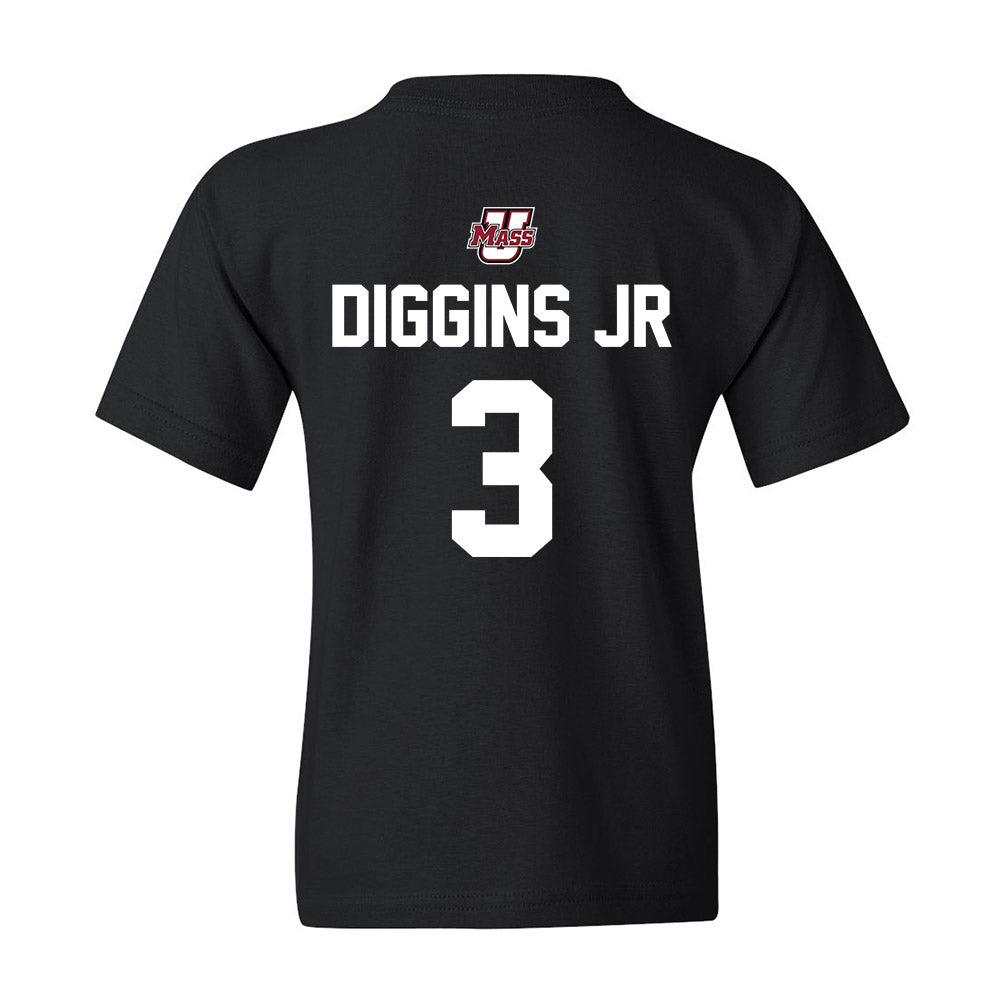 UMass - NCAA Men's Basketball : Rahsool Diggins Jr - Youth T-Shirt