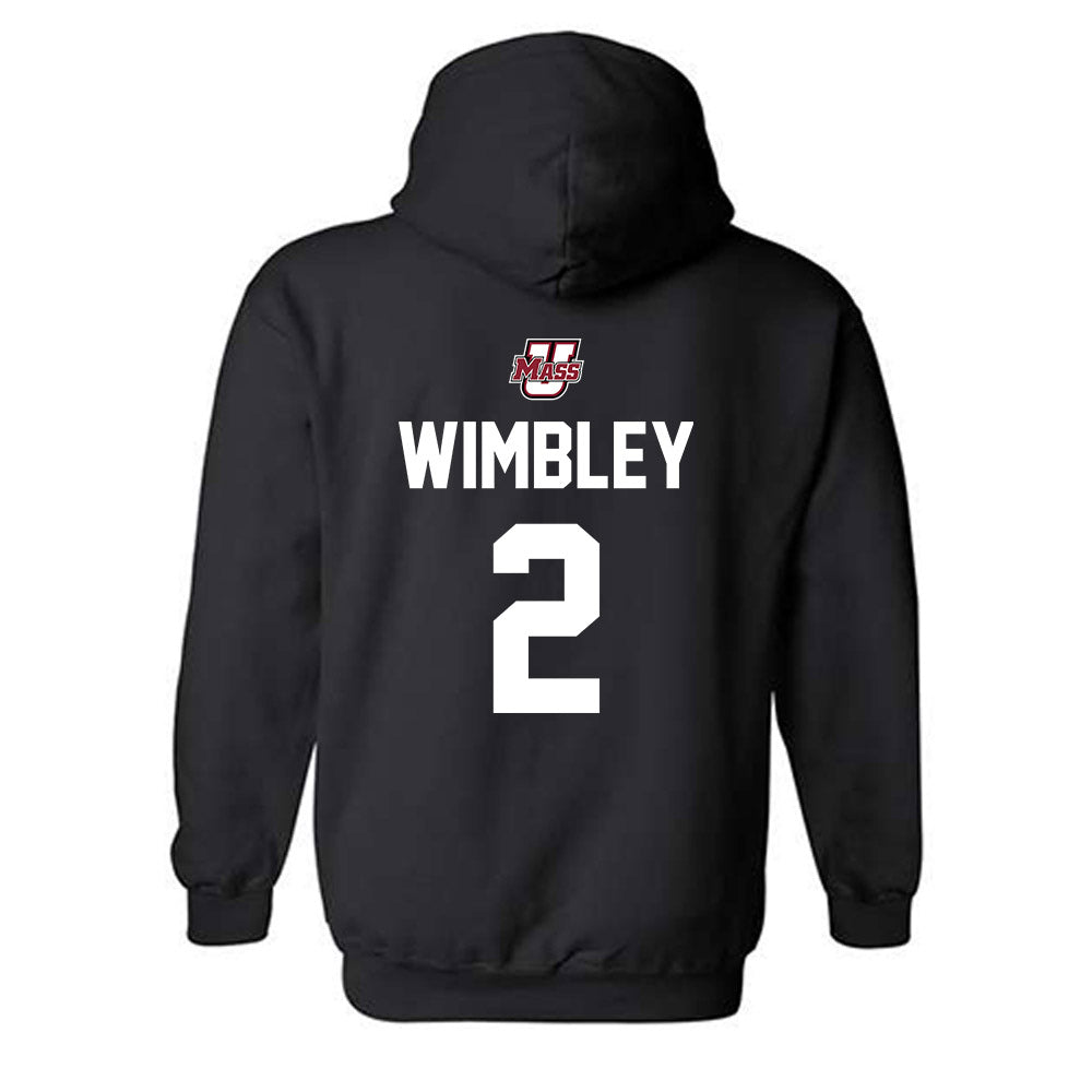 UMass - NCAA Men's Basketball : Dwayne Wimbley - Classic Shersey Hooded Sweatshirt-1