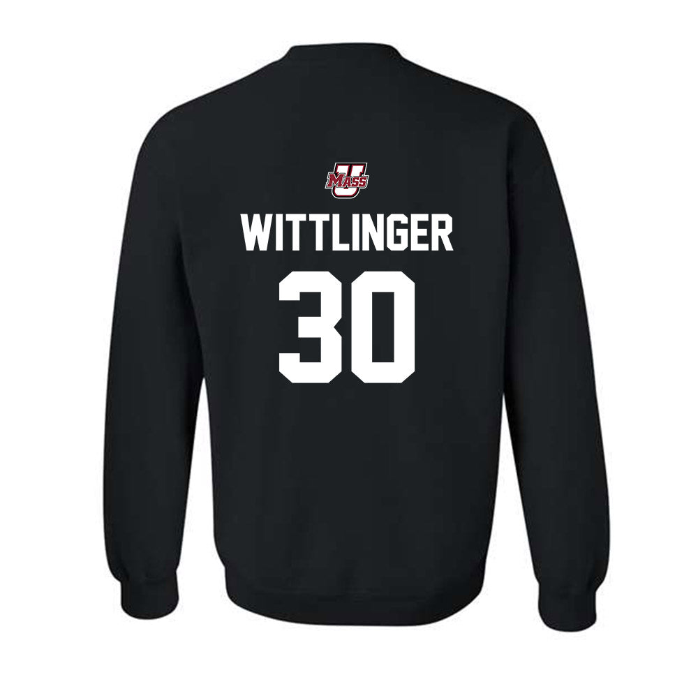 UMass - NCAA Men's Lacrosse : Cole Wittlinger - Classic Shersey Crewneck Sweatshirt-1