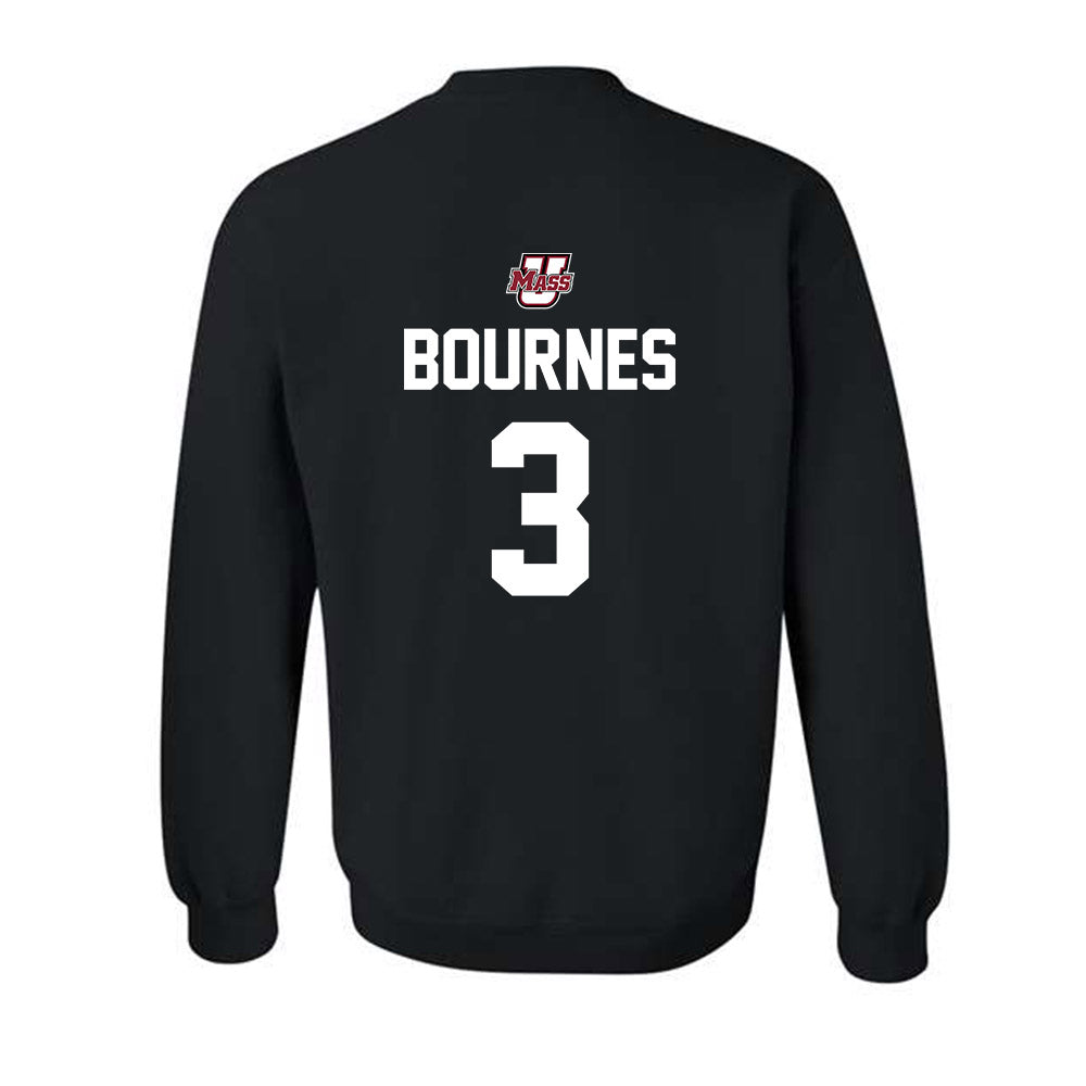 UMass - NCAA Football : Kendall Bournes - Classic Shersey Crewneck Sweatshirt-1