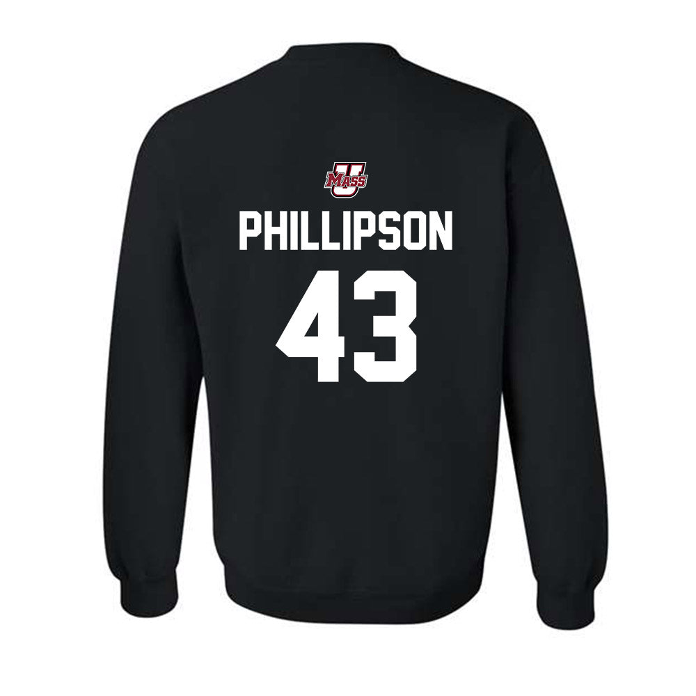 UMass - NCAA Football : Edward Phillipson - Classic Shersey Crewneck Sweatshirt-1