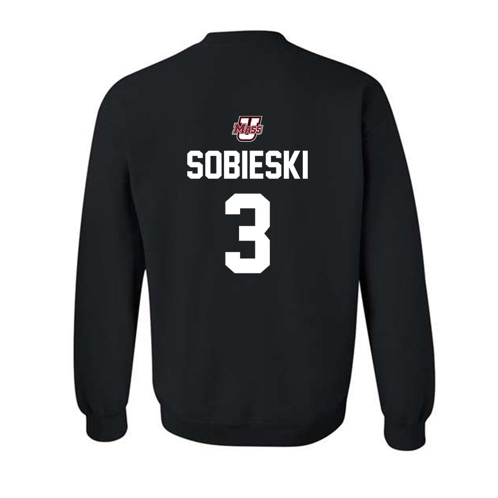 UMass - NCAA Men's Ice Hockey : Kazimier Sobieski - Classic Shersey Crewneck Sweatshirt-1