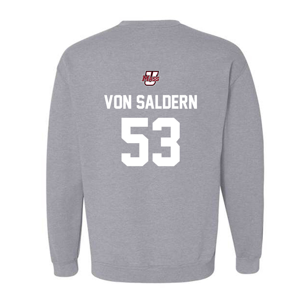 UMass - NCAA Football : Magnus Von Saldern - Crewneck Sweatshirt