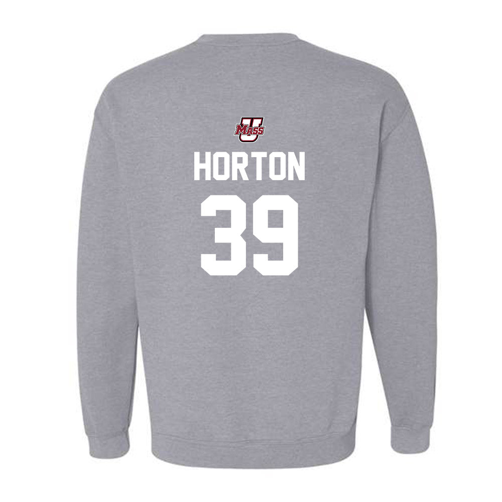 UMass - NCAA Football : James Horton - Crewneck Sweatshirt