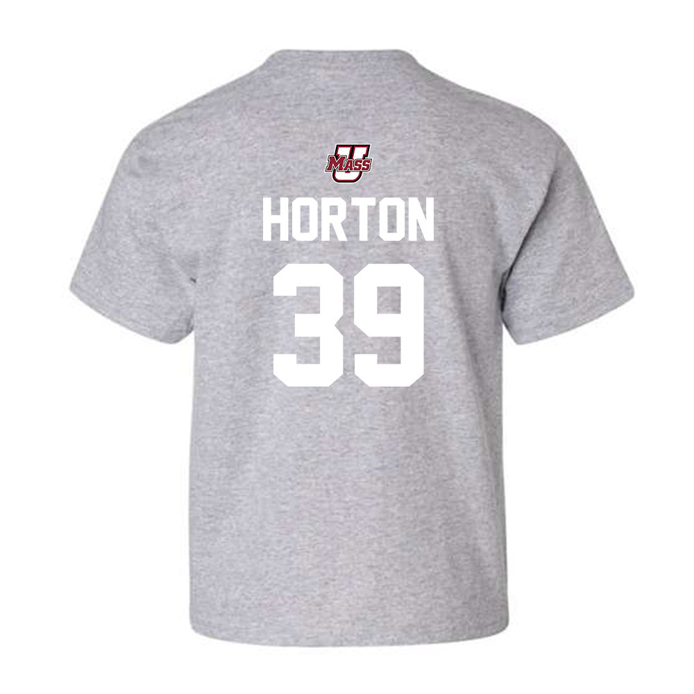 UMass - NCAA Football : James Horton - Youth T-Shirt