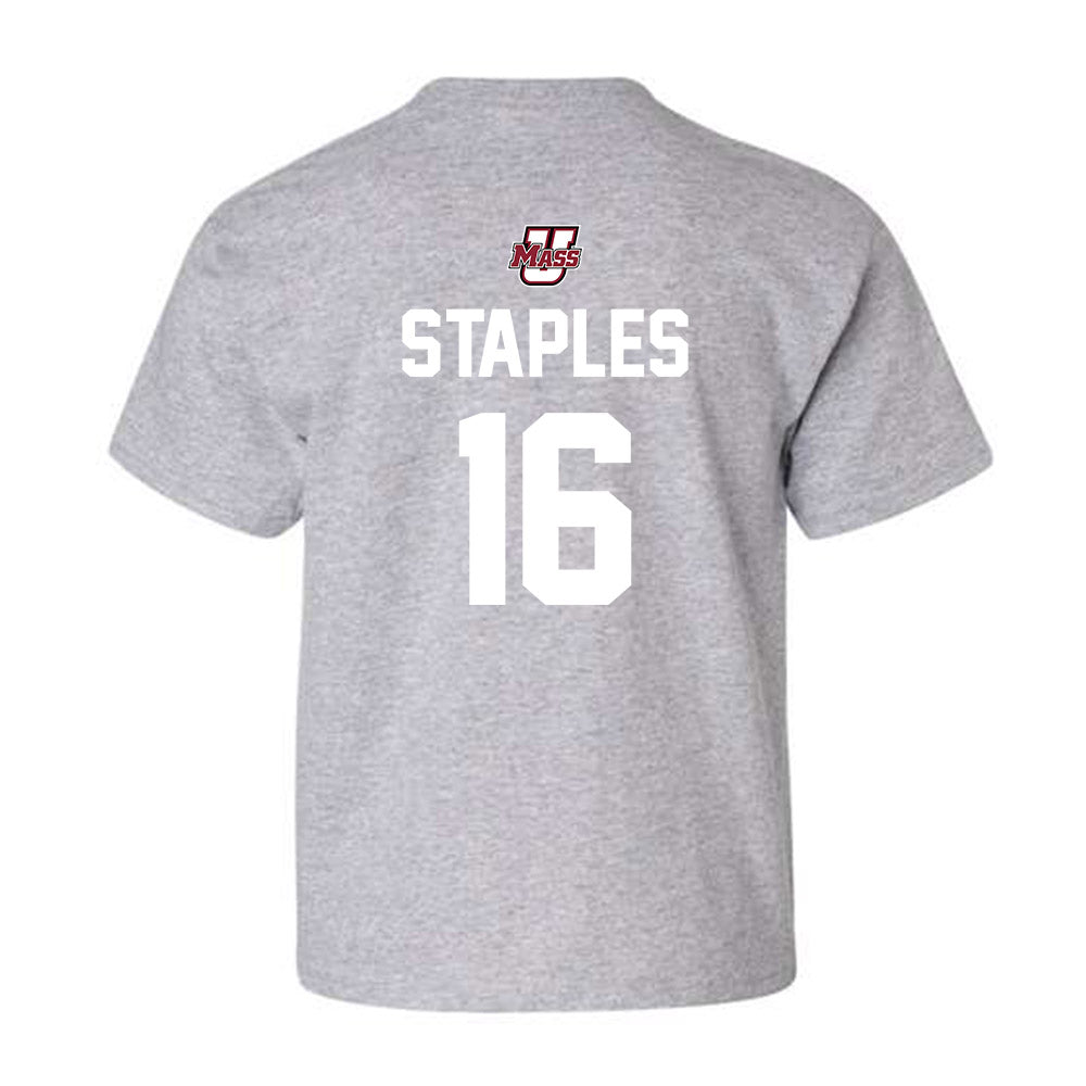 UMass - NCAA Football : Noah Staples - Youth T-Shirt