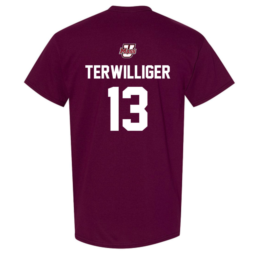 UMass - NCAA Baseball : Dylan Terwilliger - Sports Shersey T-Shirt-1