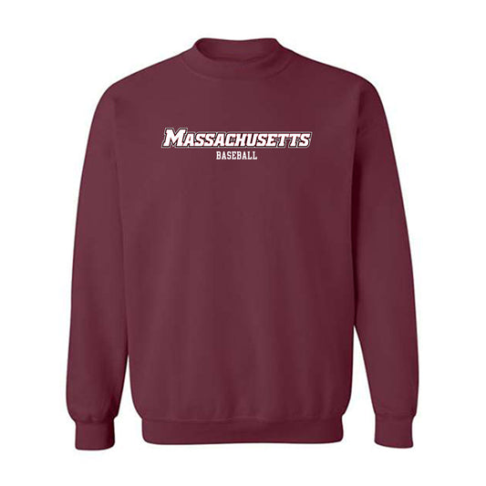 UMass - NCAA Baseball : Callen Powers - Sports Shersey Crewneck Sweatshirt-0