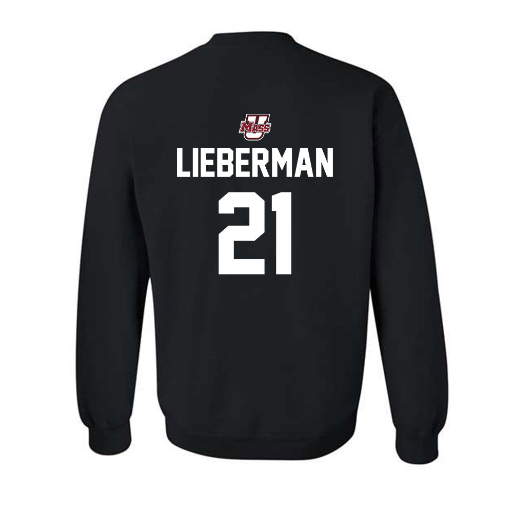 UMass - NCAA Men's Ice Hockey : Charlie Lieberman - Shersey Crewneck Sweatshirt