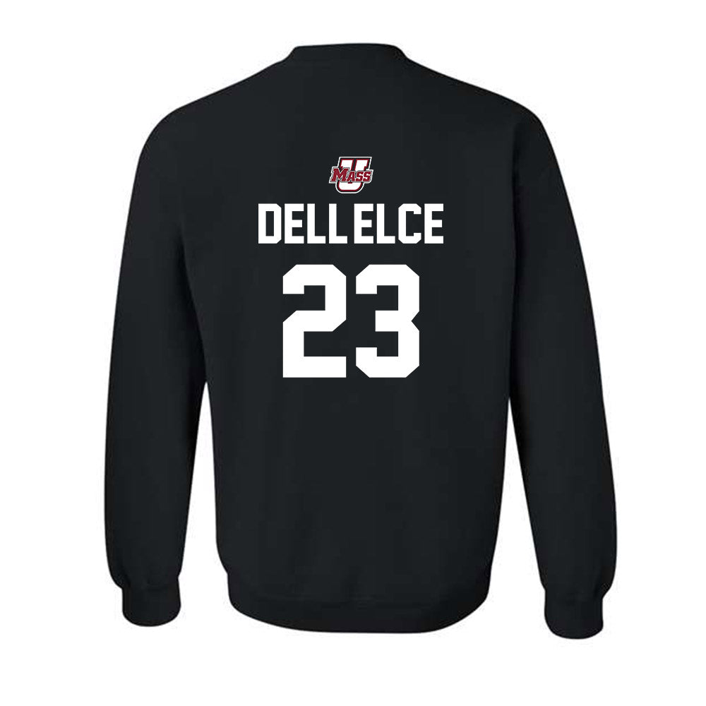 UMass - NCAA Men's Ice Hockey : Francesco Dell'Elce - Shersey Crewneck Sweatshirt