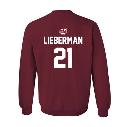 UMass - NCAA Men's Ice Hockey : Charlie Lieberman - Shersey Crewneck Sweatshirt