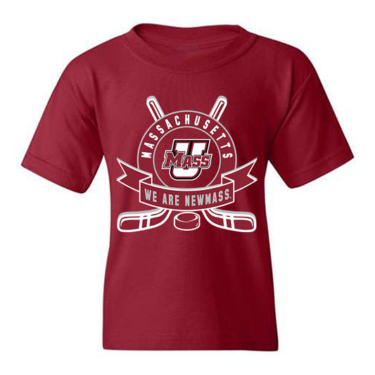 UMass - NCAA Men's Ice Hockey : Kazimier Sobieski - Shersey Youth T-Shirt-0