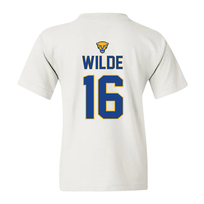 Pittsburgh - NCAA Women's Soccer : Margaret Wilde - Sports Shersey Youth T-Shirt-1
