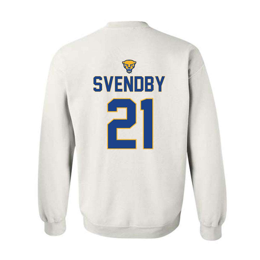 Pittsburgh - NCAA Men's Soccer : Casper Svendby - Sports Shersey Crewneck Sweatshirt-1