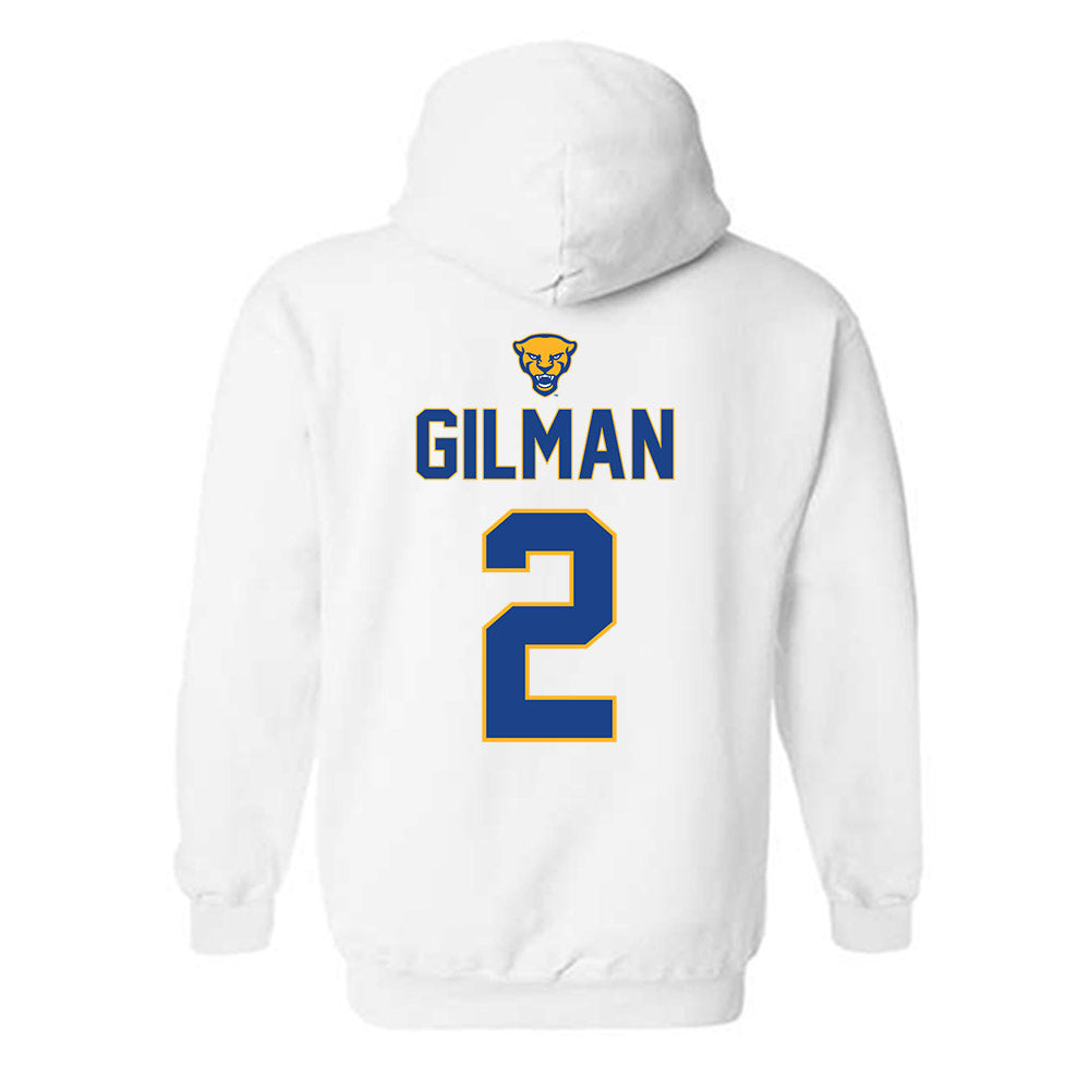 Pittsburgh - NCAA Men's Soccer : Jackson Gilman - Sports Shersey Hooded Sweatshirt-1