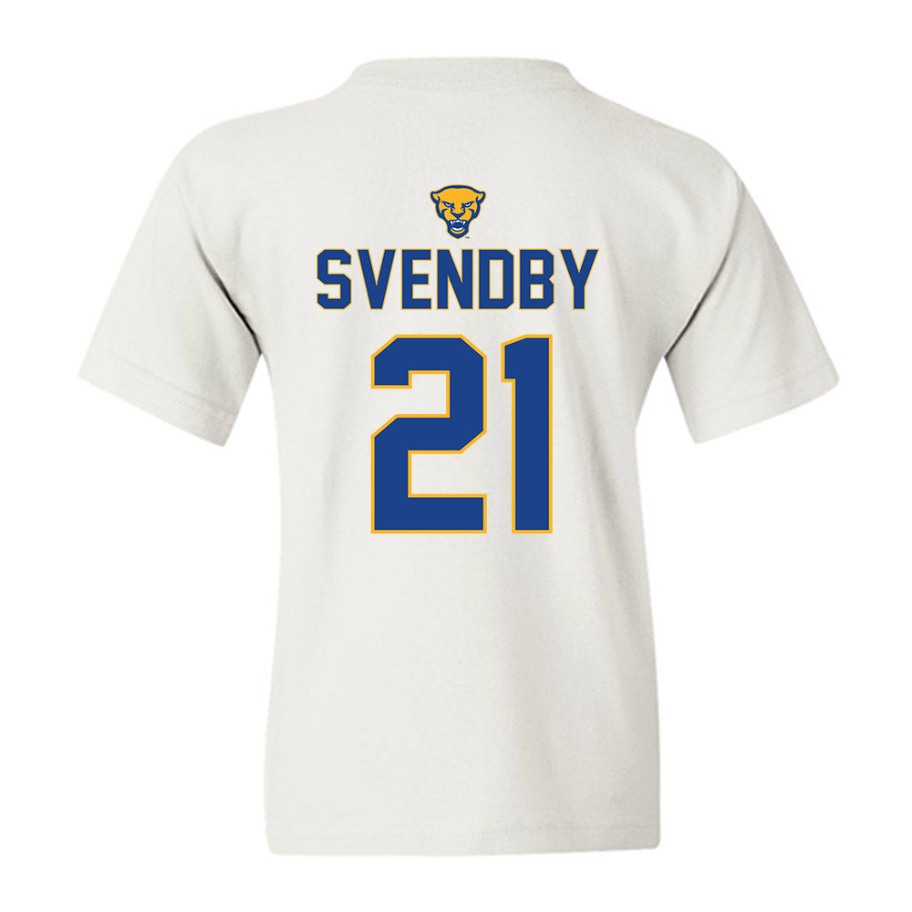 Pittsburgh - NCAA Men's Soccer : Casper Svendby - Sports Shersey Youth T-Shirt-1