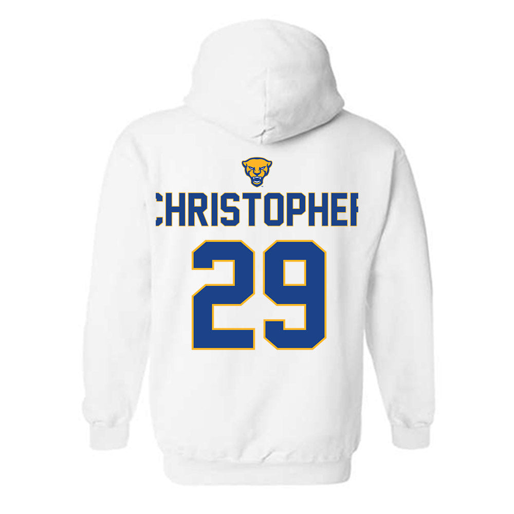 Pittsburgh - NCAA Men's Soccer : Owen Christopher - Sports Shersey Hooded Sweatshirt-1