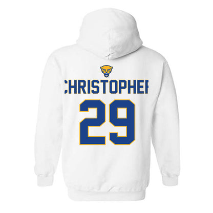 Pittsburgh - NCAA Men's Soccer : Owen Christopher - Sports Shersey Hooded Sweatshirt-1
