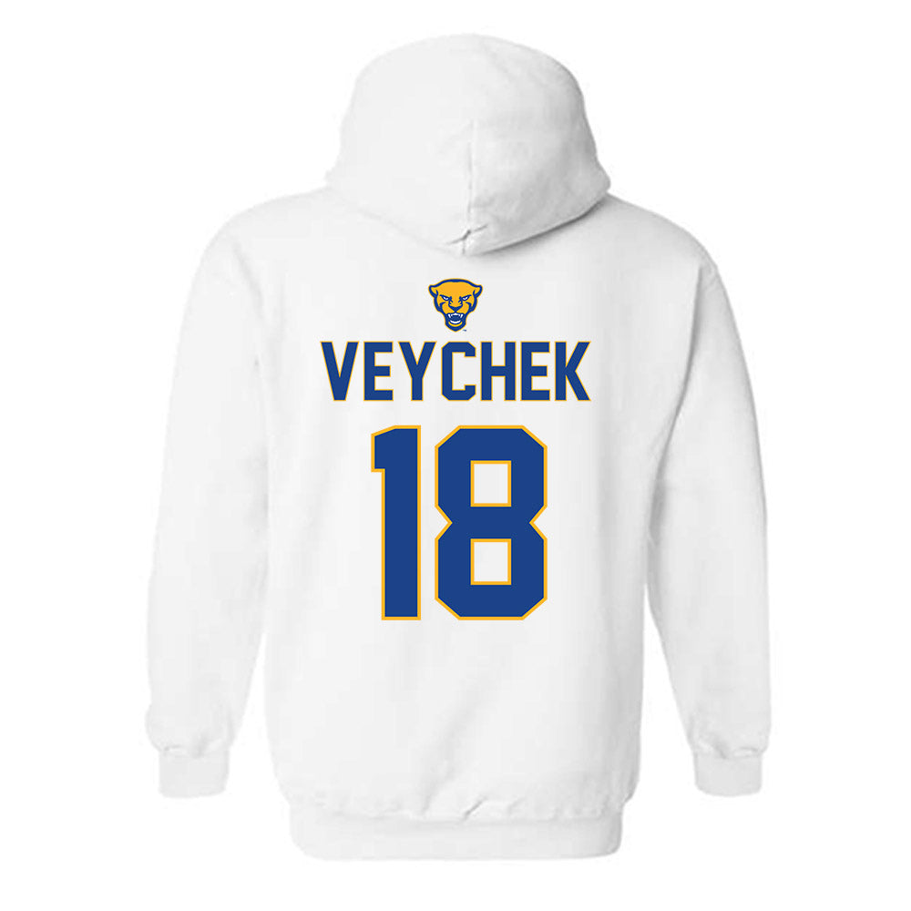 Pittsburgh - NCAA Men's Soccer : Joshua Veychek - Sports Shersey Hooded Sweatshirt-1