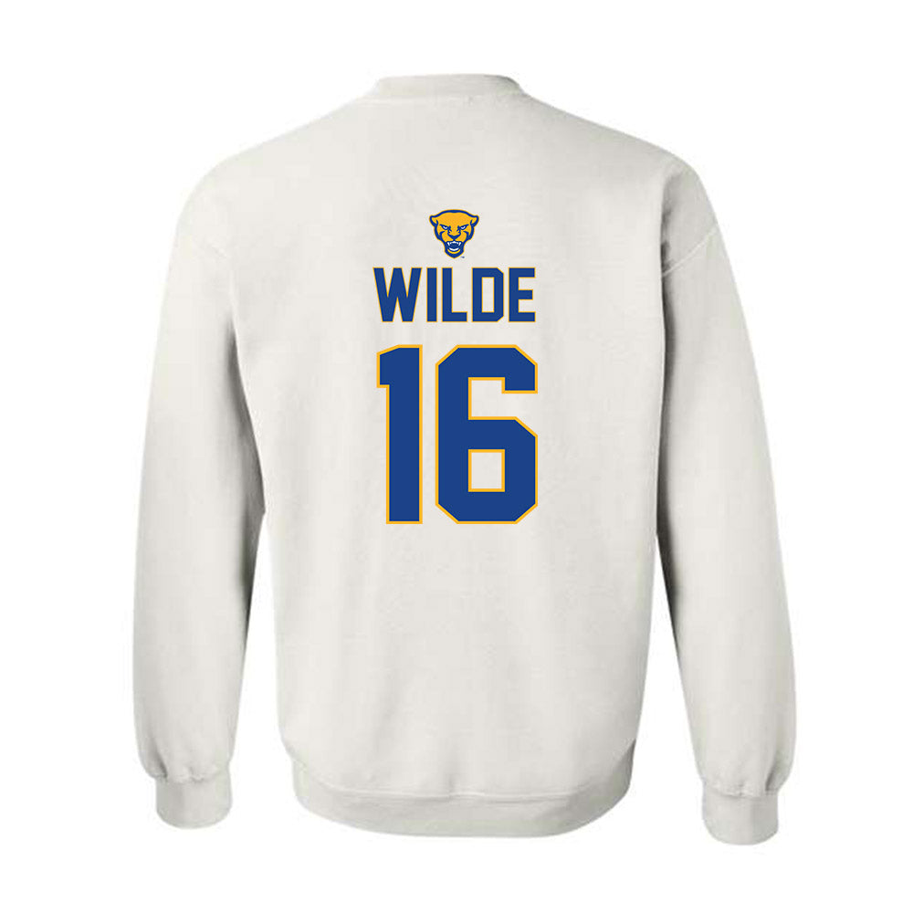Pittsburgh - NCAA Women's Soccer : Margaret Wilde - Sports Shersey Crewneck Sweatshirt-1