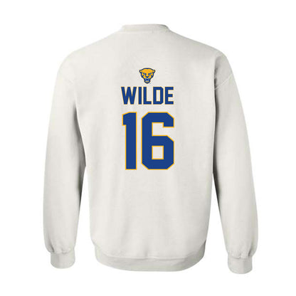 Pittsburgh - NCAA Women's Soccer : Margaret Wilde - Sports Shersey Crewneck Sweatshirt-1