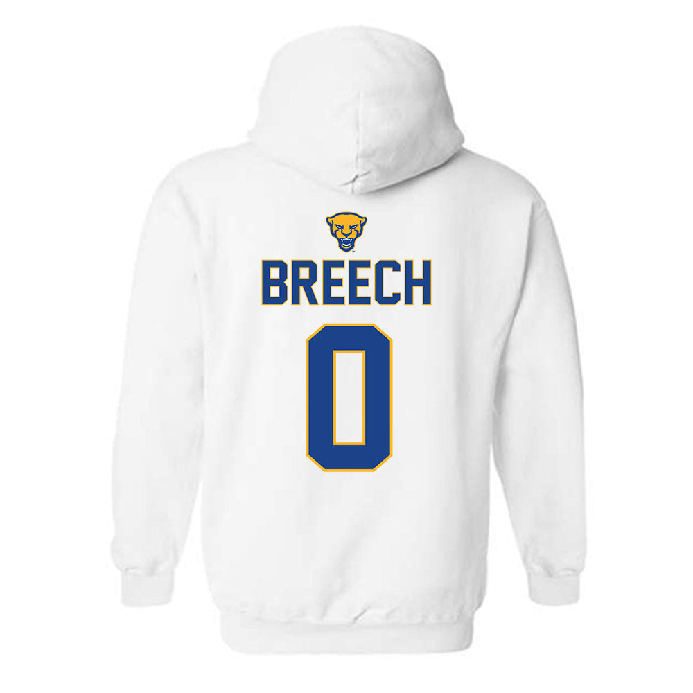 Pittsburgh - NCAA Women's Soccer : Elliott Breech - Sports Shersey Hooded Sweatshirt-1
