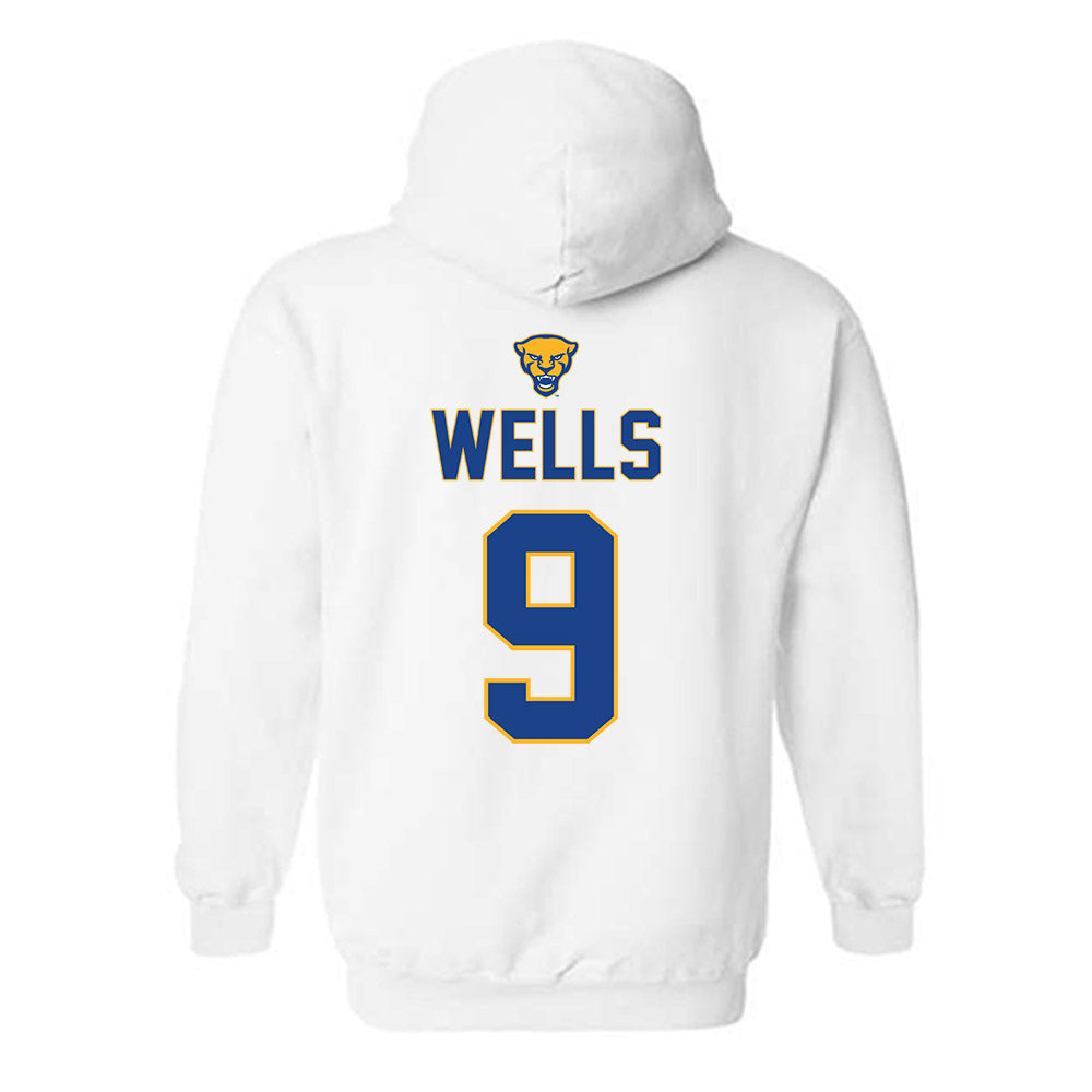 Pittsburgh - NCAA Women's Soccer : Lucia Wells - Sports Shersey Hooded Sweatshirt-1