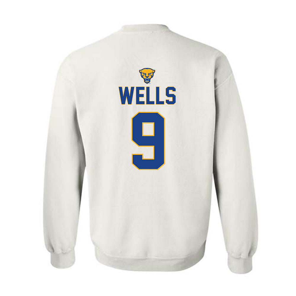 Pittsburgh - NCAA Women's Soccer : Lucia Wells - Sports Shersey Crewneck Sweatshirt-1